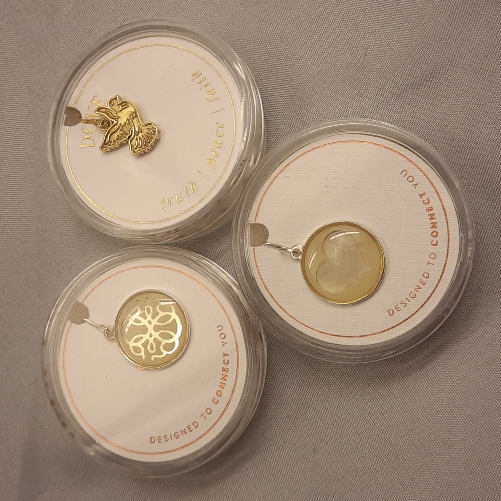 Alex and Ani Bundle of 3 Chain Station Charms